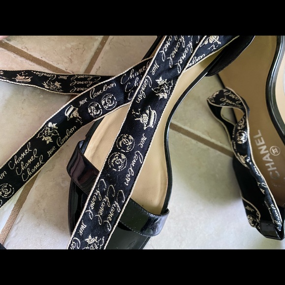 Goegeous CHANEL platforms! Literally worn once. - Picture 2 of 5